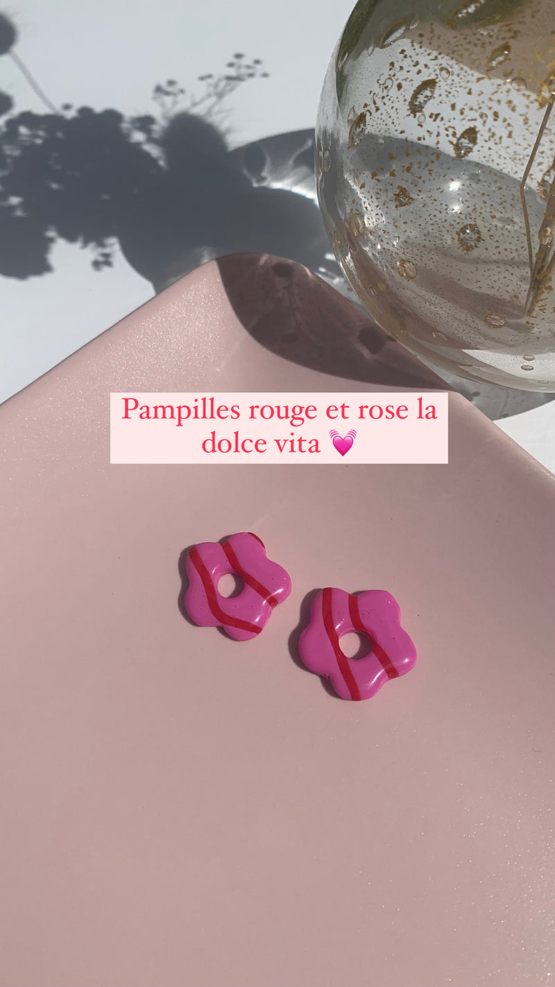 Pampilles Flora Boucles d'oreilles Interchangeables | Argile polymère