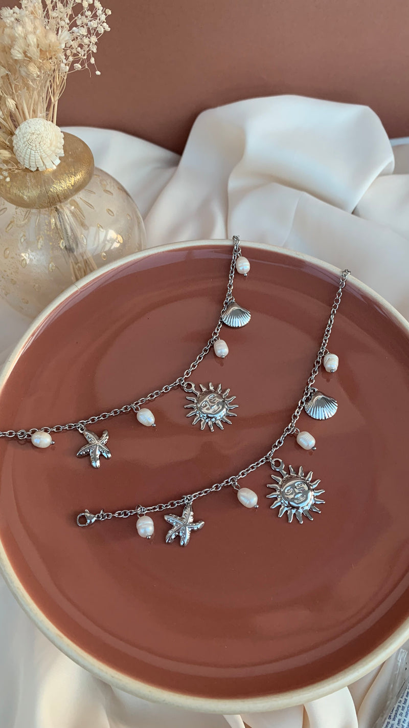Bracelet soleil Argenté