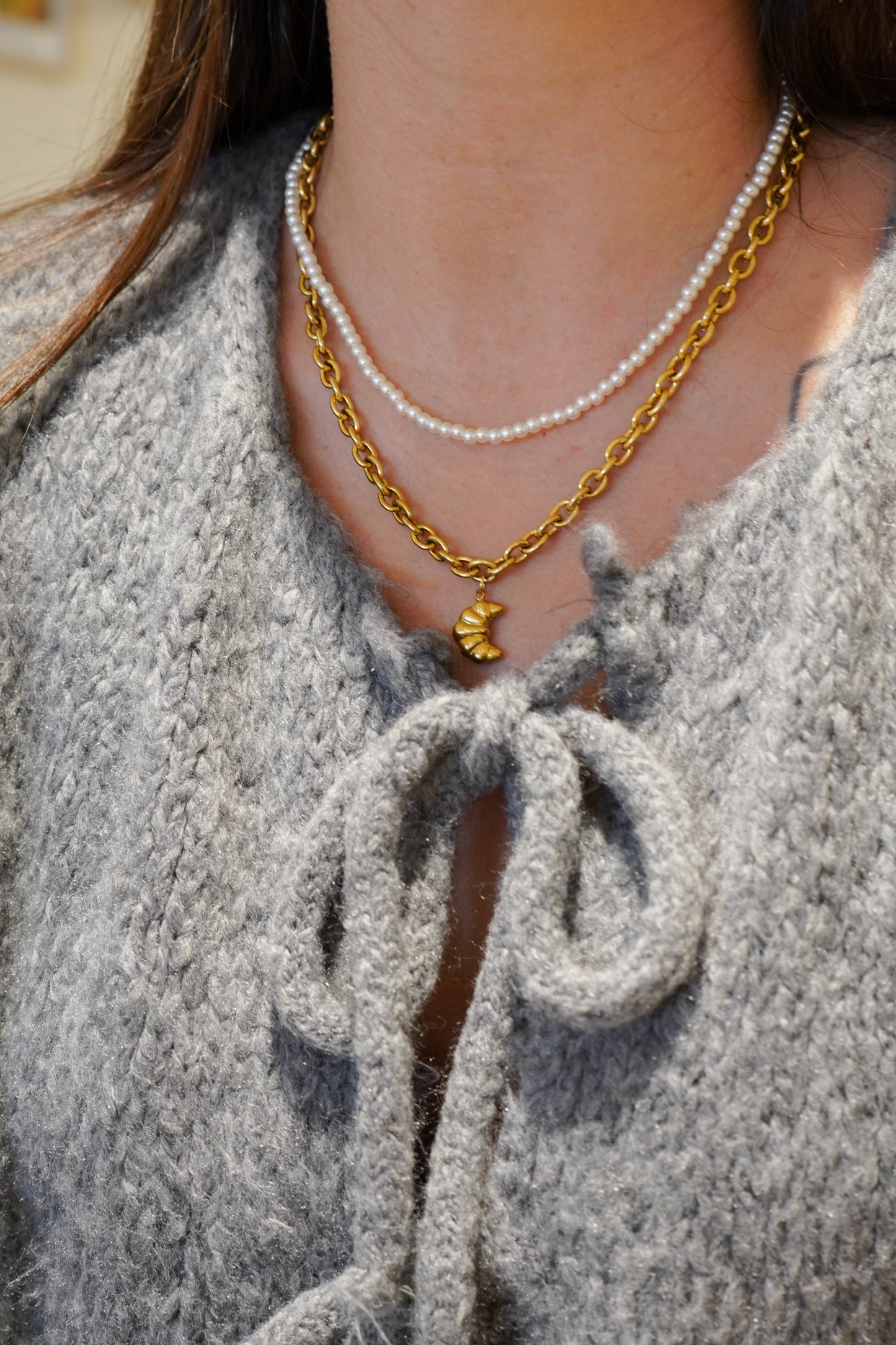 Collier croissant ou cœur