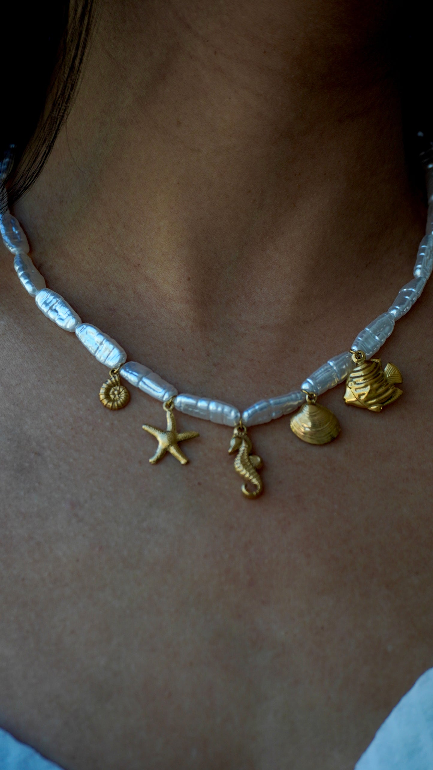 Collier nacré