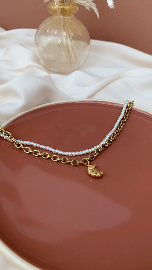 Collier croissant ou cœur