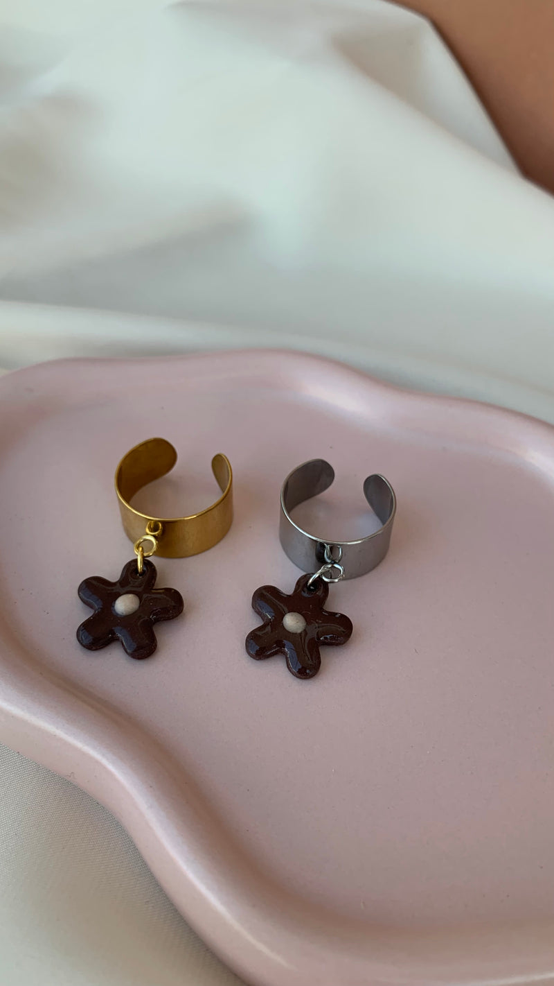 Bague pendentif Fleur