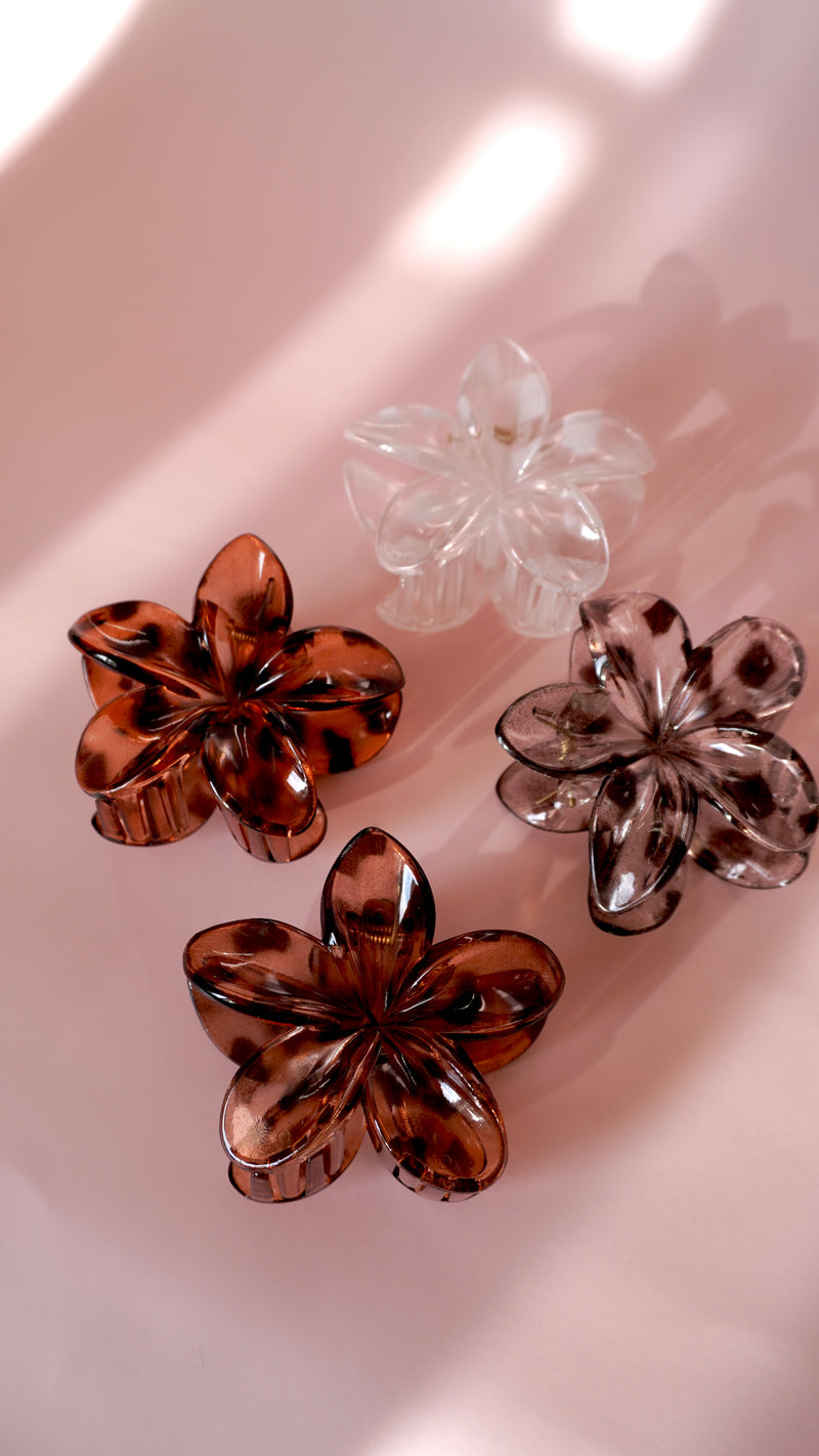 Grandes pince à cheveux Fleurs