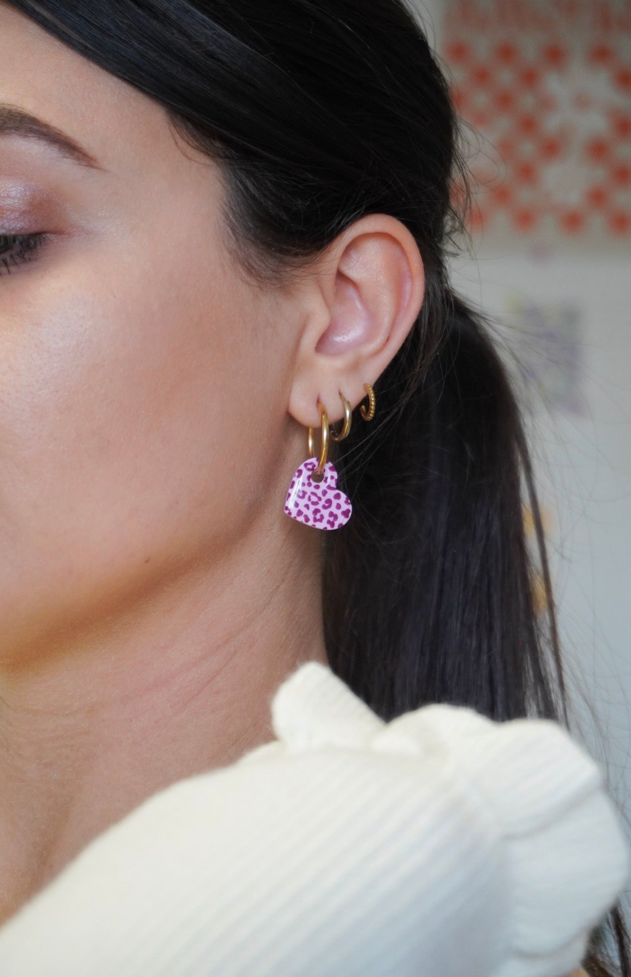 Pampilles Cœurs léopards