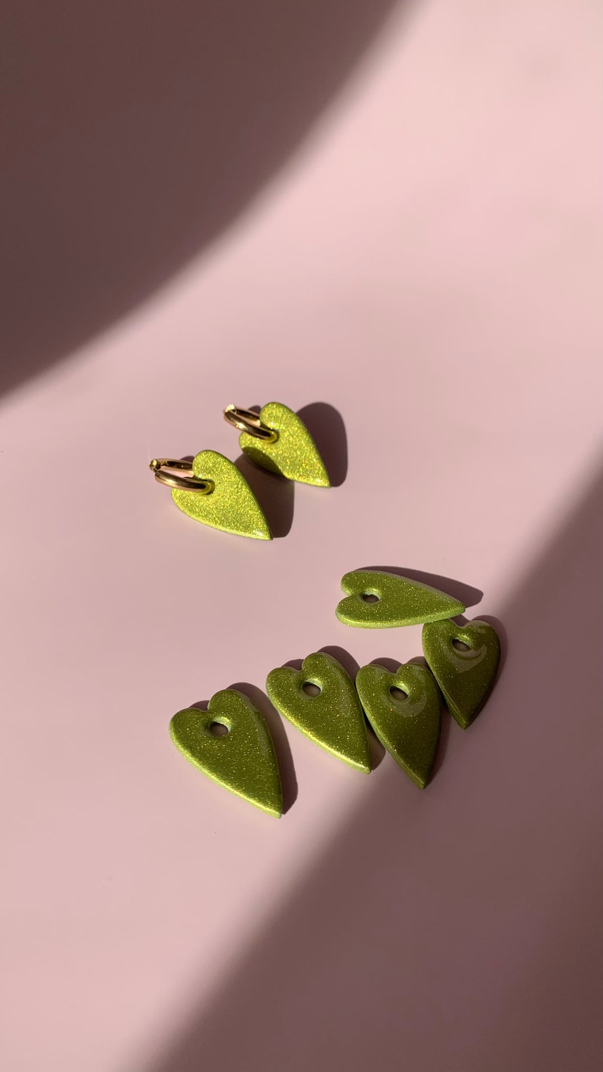Pampille Cœur Olive