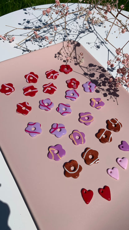Pampilles Flora Boucles d'oreilles Interchangeables | Argile polymère