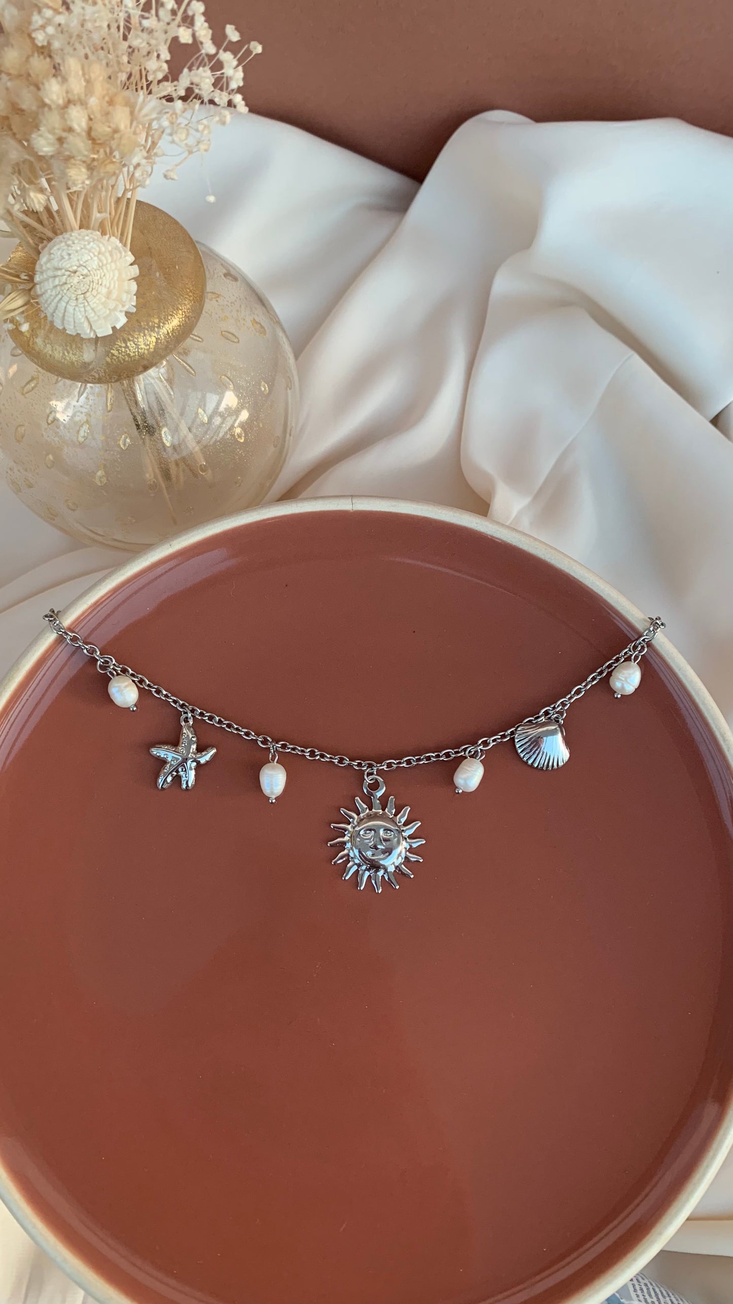 Collier Soleil Argenté