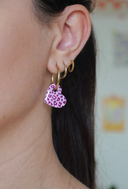 Pampilles Cœurs léopards