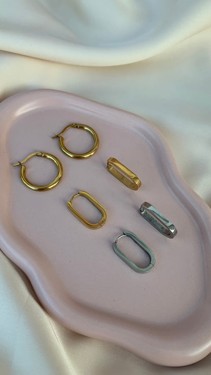 Créoles - Acier inoxydable