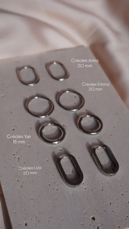 Créoles - Acier inoxydable
