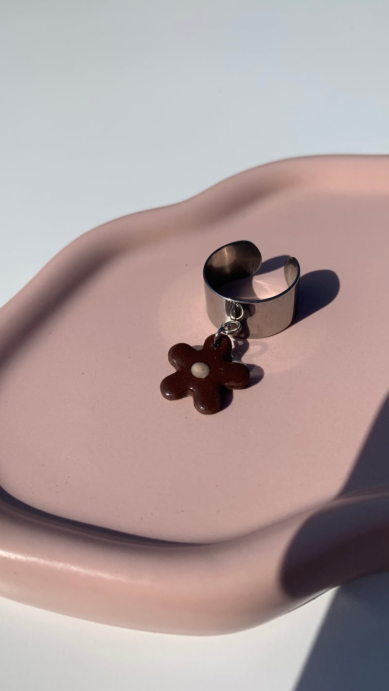 Bague pendentif Fleur
