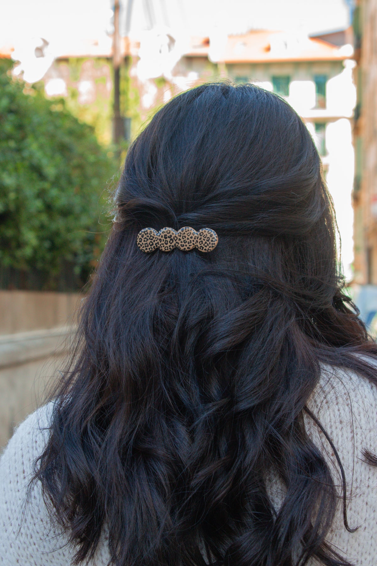 Barrette léopard arrondies 🐆 ✨