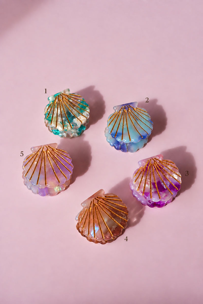 Mini  Pince à Cheveux coquillages ✨