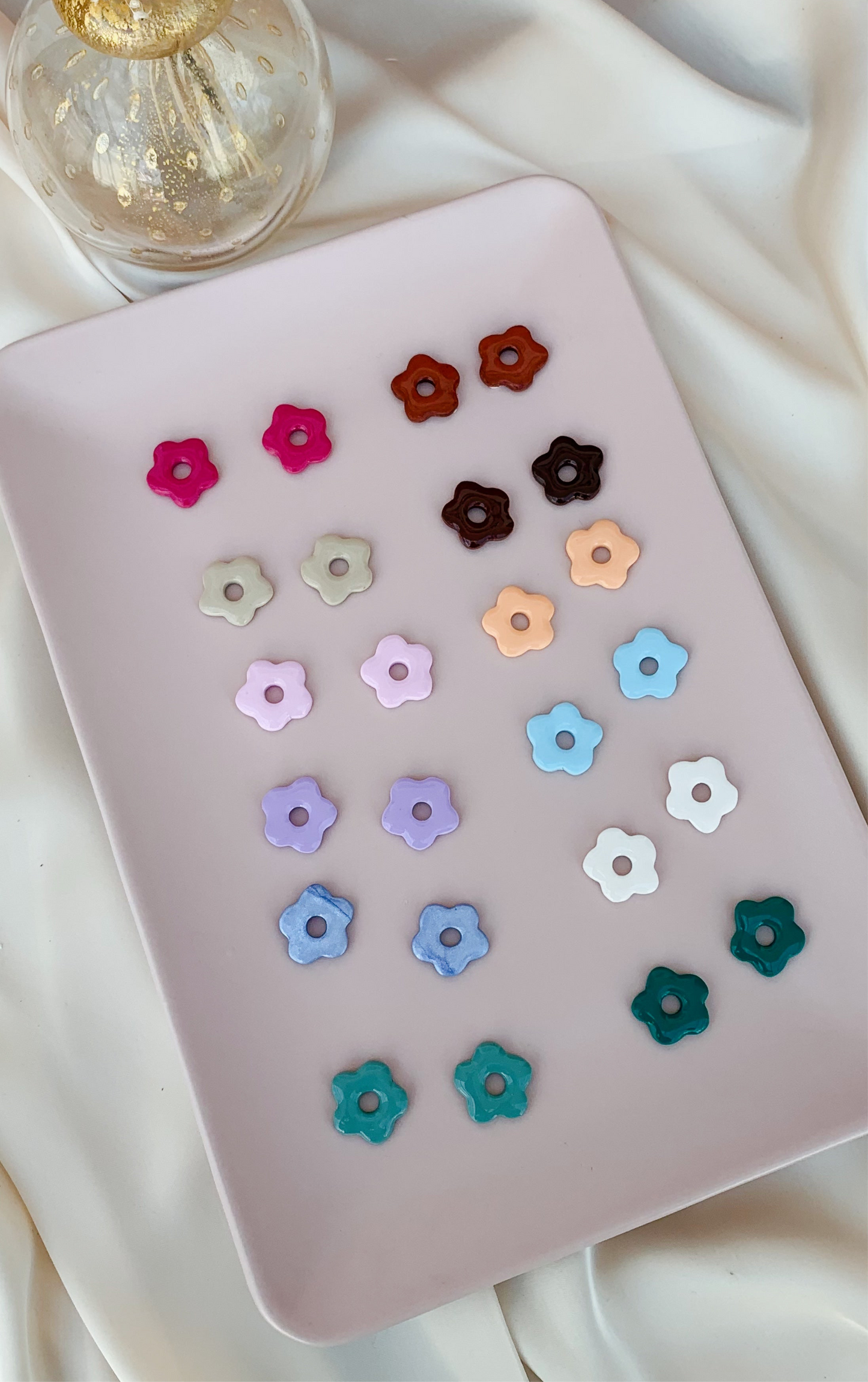 Pampilles Flora Boucles d'oreilles Interchangeables | Argile polymère