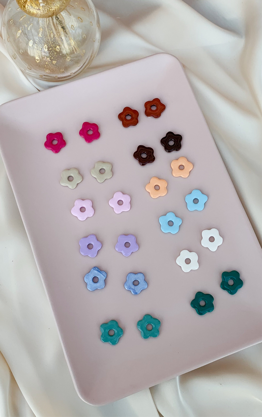 Pampilles Flora Boucles d'oreilles Interchangeables | Argile polymère