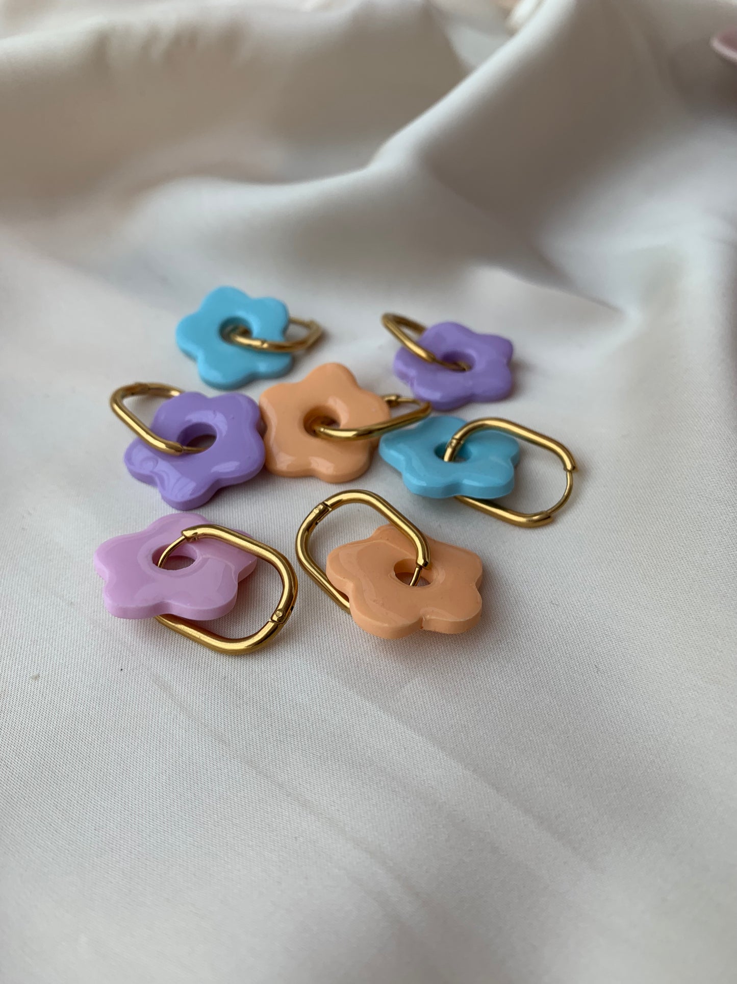 Pampilles Flora Boucles d'oreilles Interchangeables | Argile polymère