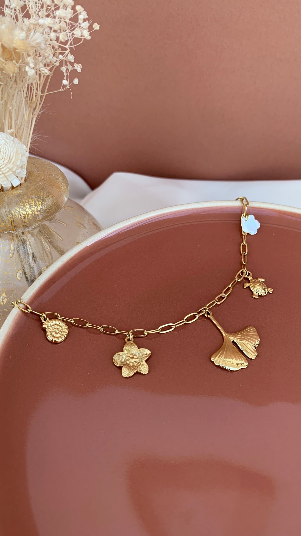 Collier Ginkgo