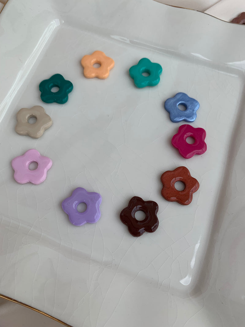 Pampilles Flora Boucles d'oreilles Interchangeables | Argile polymère