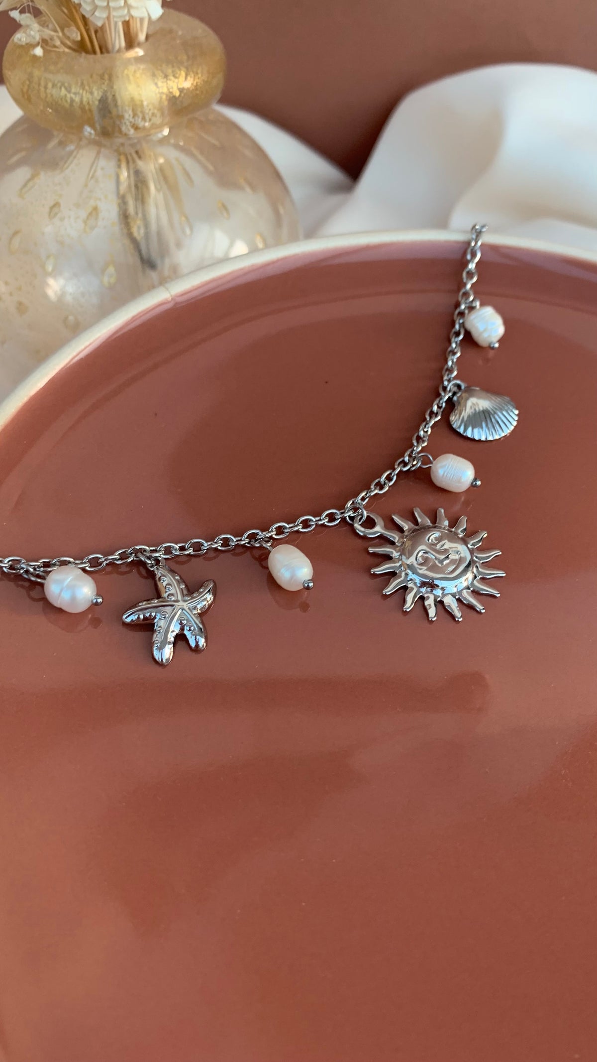 Bracelet soleil Argenté