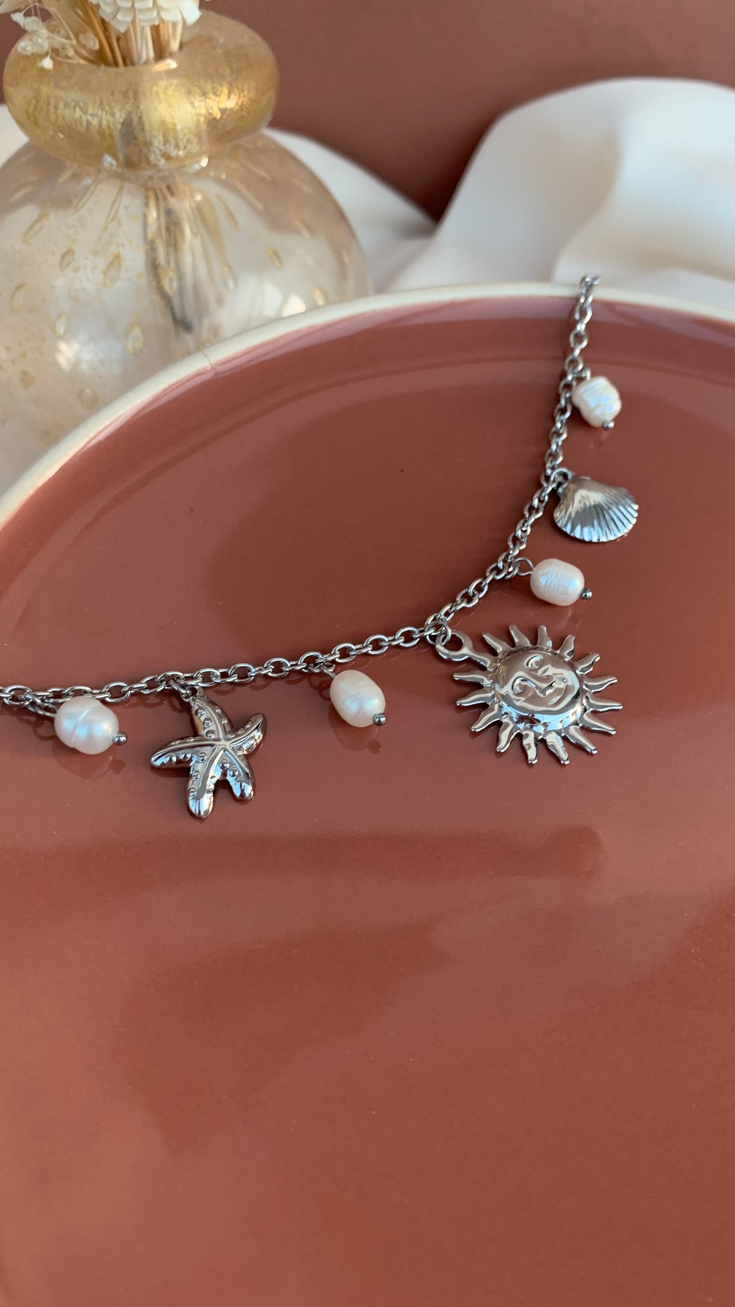 Bracelet soleil Argenté