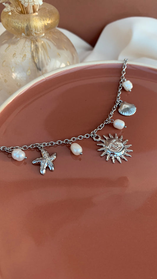 Bracelet soleil Argenté