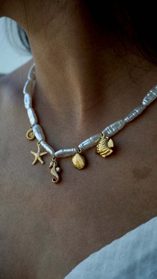 Collier nacré