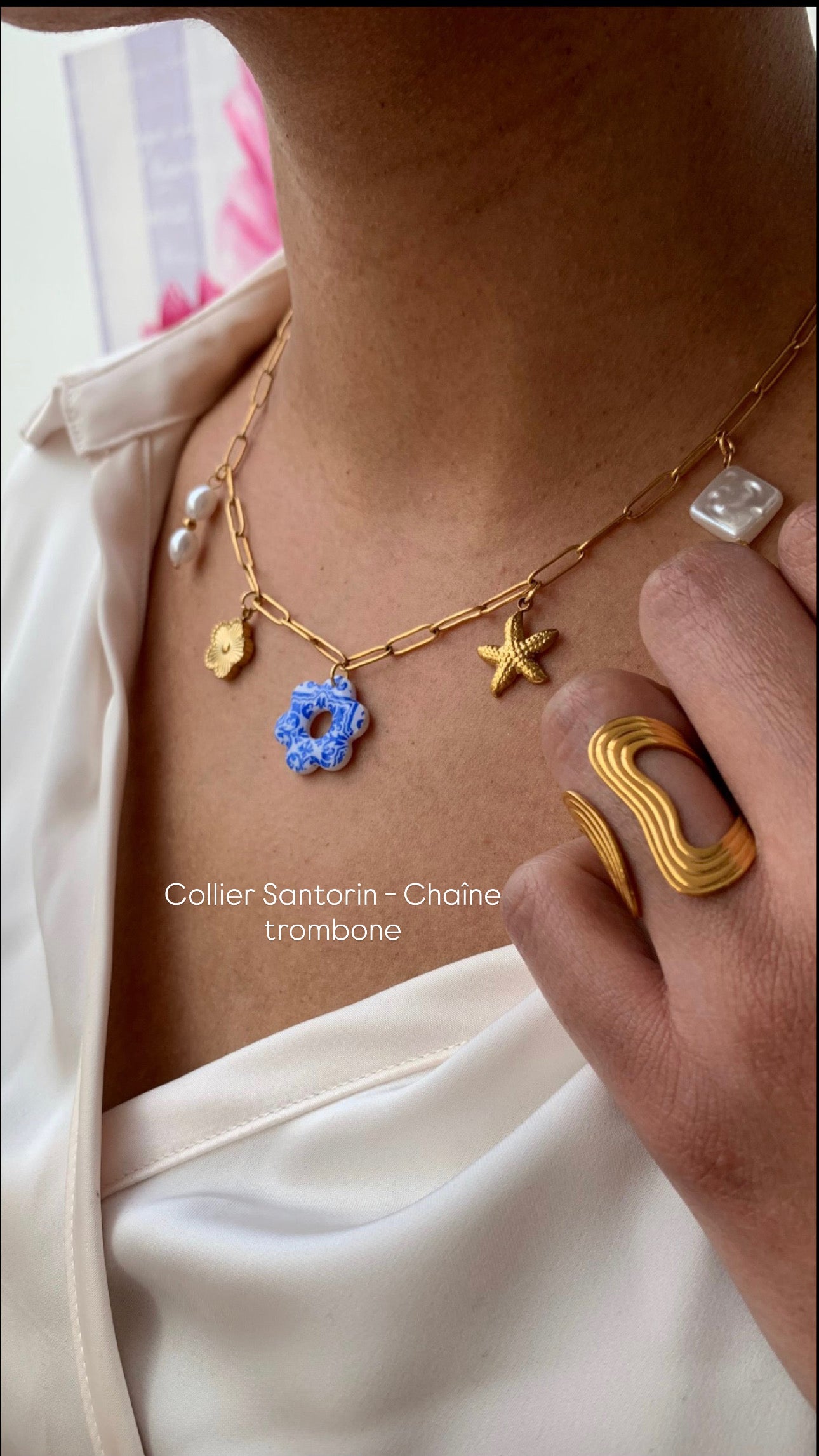 Collier Santorin