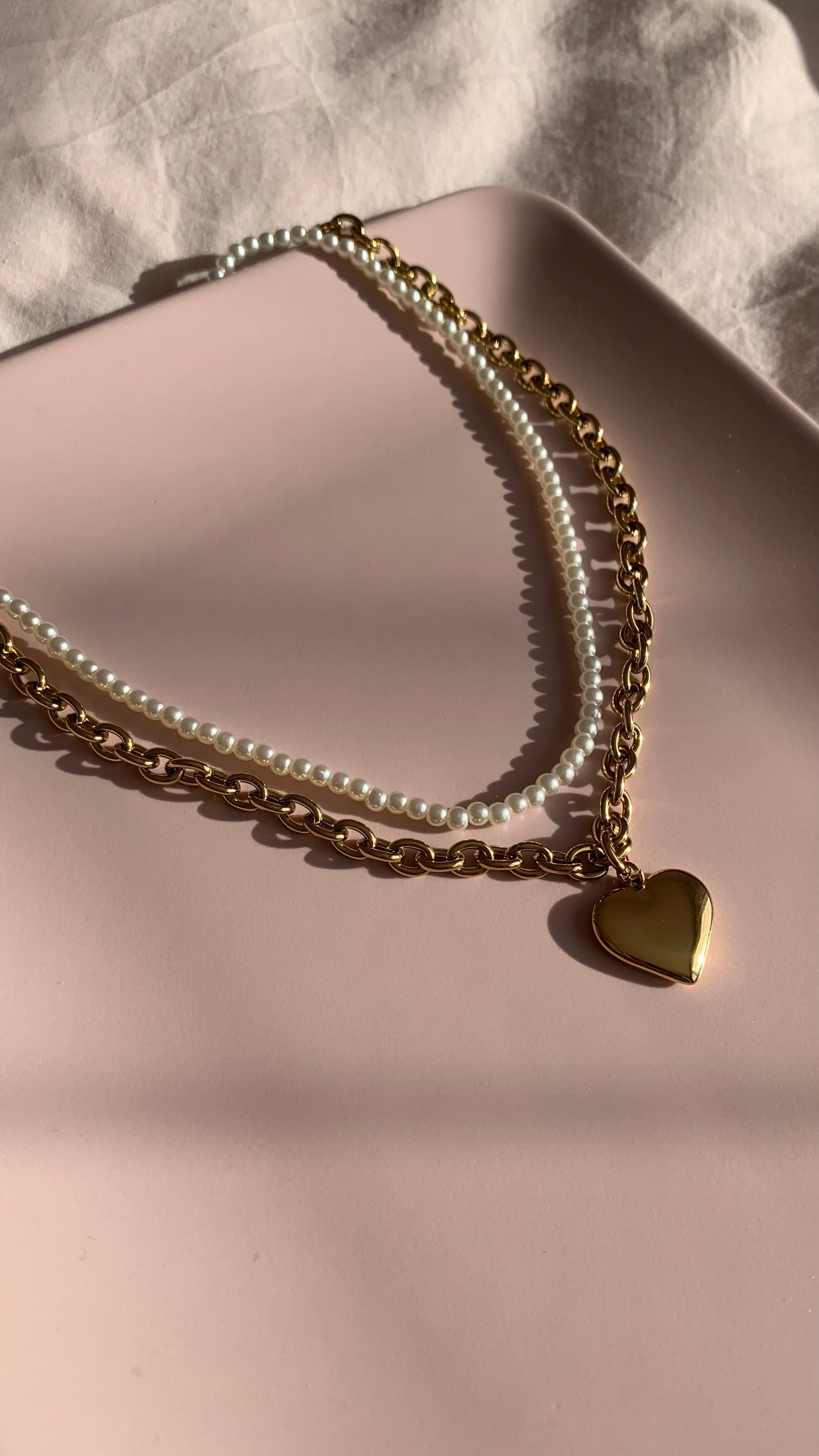 Collier croissant ou cœur