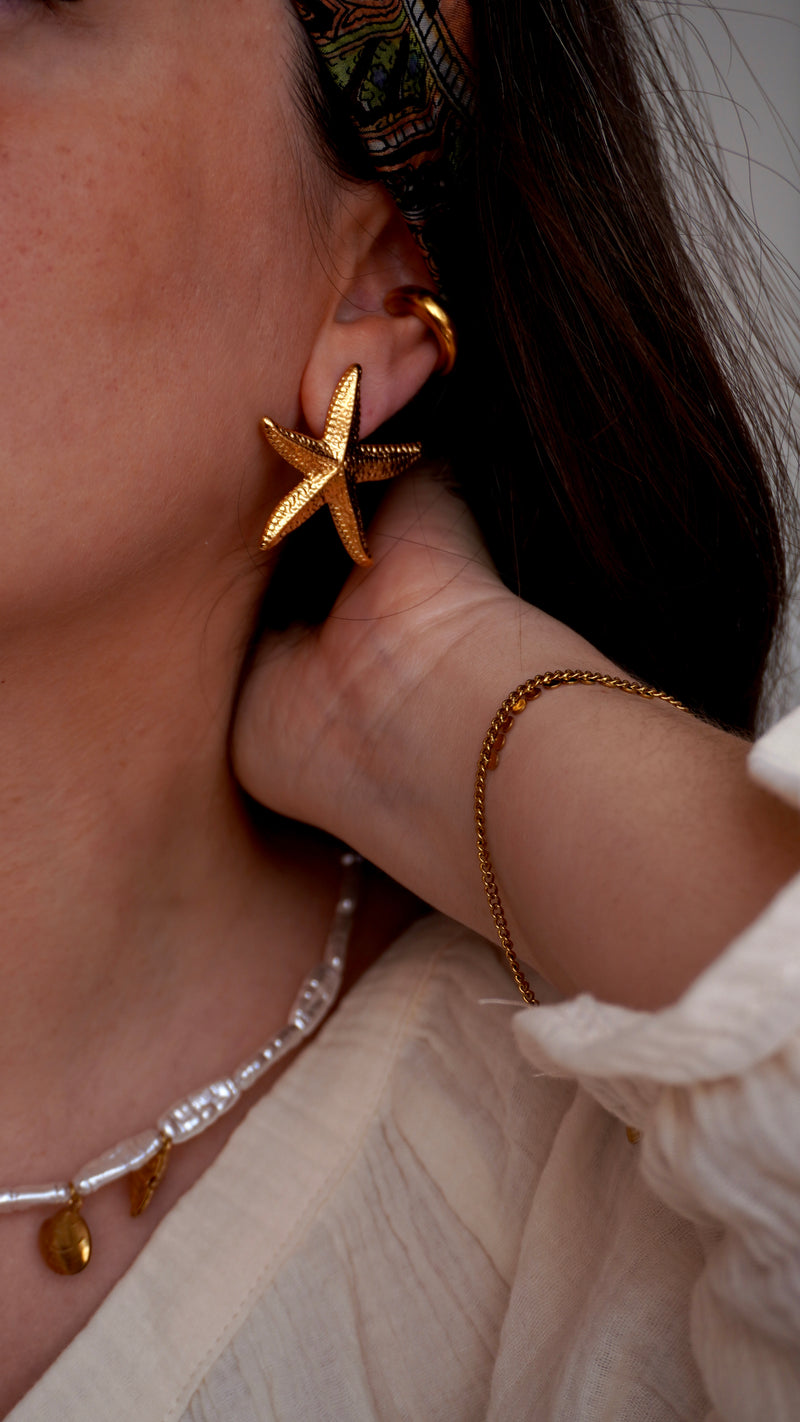 Boucles d'oreilles Etoile de mer
