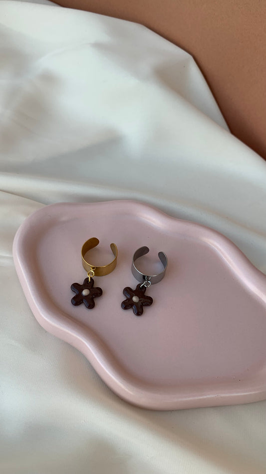 Bague pendentif Fleur