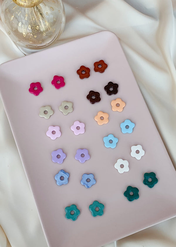 Pampilles Flora Boucles d'oreilles Interchangeables | Argile polymère