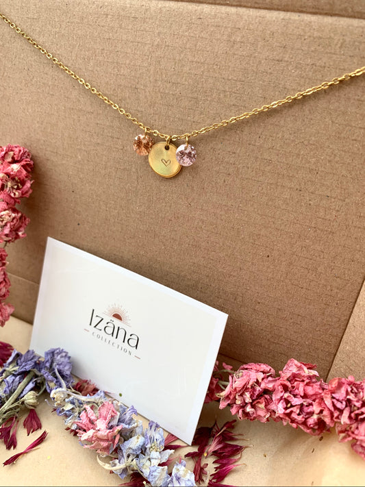 Pendentif acier inoxydable avec gravure personnalisée (+3,00€)